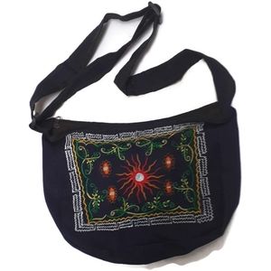 Ladies handbag made from recycled demin